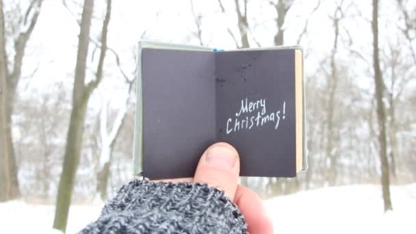 Buon Natale concetto creativo — Video Stock