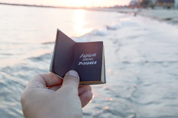 Strandurlaub oder Sommerferienidee. — Stockfoto