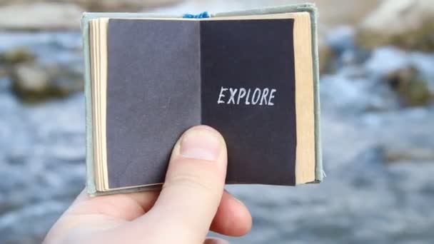 Explore Exploring Experience idea — Stock Video