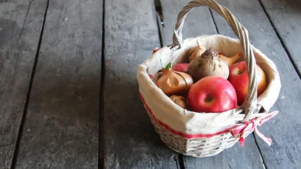 Gesunde Ernährung oder Ernährungskonzept — Stockvideo