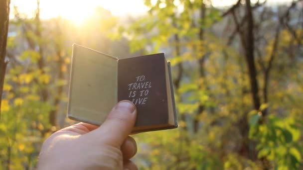 Seyahat etmek tatil turizm tatil fikir — Stok video