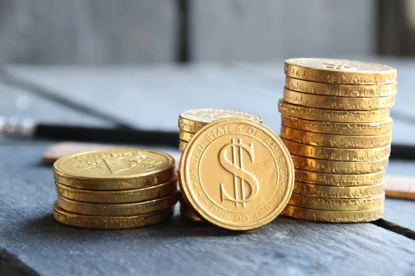 Bedrijfssucces Financiën Rijkdom Bankwezen Beursinvesteringen Vintage Stijl — Stockfoto