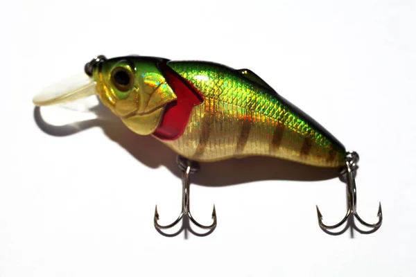 Spinning Lure White Background Close — Stockfoto