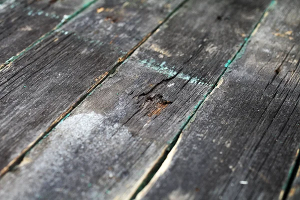 Background Old Wooden Boards Selective Focus Texture — Stock Photo, Image