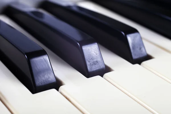 Black White Piano Keys Macro Royalty Free Stock Photos