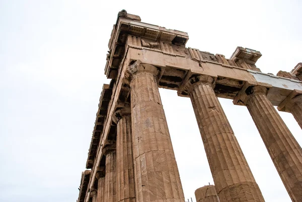 Close Parthenon Acropolis Athens Greece — Stock Photo, Image