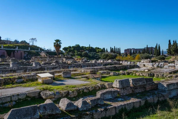 Kerameikos Cementerio Atenas Antigua Grecia Este Fue Realidad Cementerio Antigua — Foto de Stock