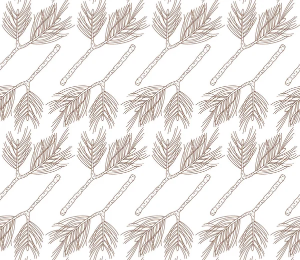 Dalları olan kusursuz desen 