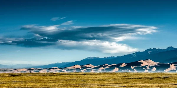 Gyönyörű Táj Dűnék Nagy Homokdűnék Nemzeti Park — Stock Fotó