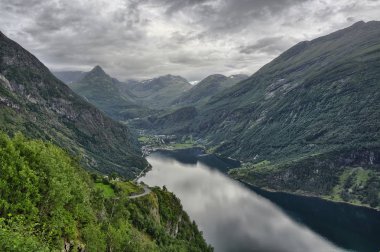 Geiranger - bakış açısı, Norveç 2013
