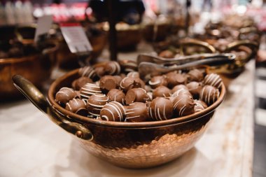 Belçika Geleneksel Çikolata Brüksel Fırını Şekeri Dükkanı