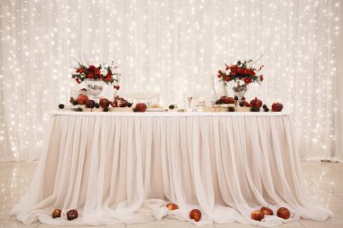 Düğün dekoratörü Kış Düğün Konsepti