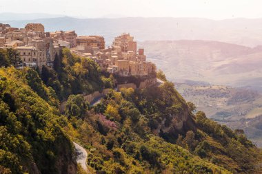 Castello di Lombardia, Enna Sicilya, İtalya