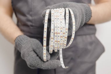 Elektrikçi bağlanma bandı yükleme LED şerit ışık dekoratif ışıklandırma