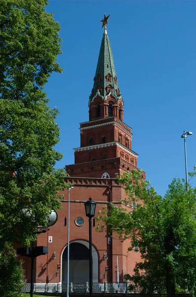 Moskova, Rusya - 30 Mayıs: may 30, 2009'da Moskova'da Kremlin Borovitsky kapısı