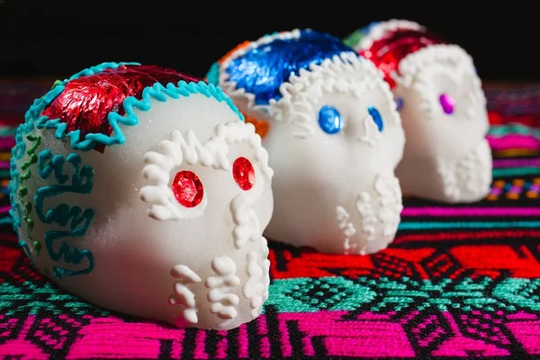 두개골 멕시코 Hallowen 달콤한 멕시코 — 스톡 사진