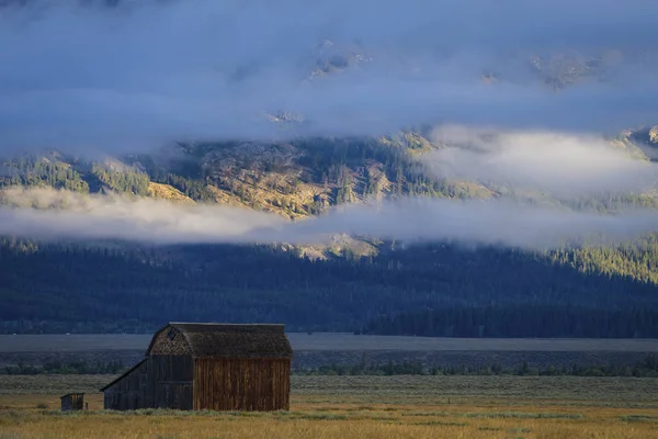 Granero y rancho, Parque Nacional Grand Teton —  Fotos de Stock