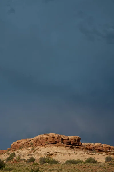 Mraky a bouře v poušti Utah — Stock fotografie