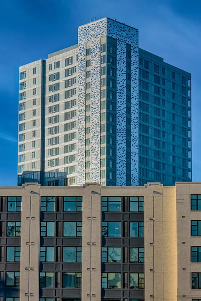 Modernos edificios de apartamentos en Portland Oregon — Foto de Stock