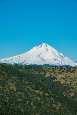Kar Doğu tarafı Oregon Mount Hood kaplı