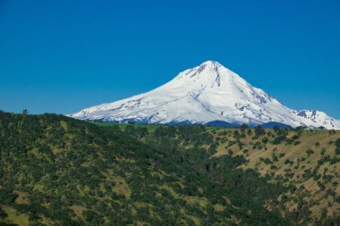 Kar Doğu tarafı Oregon Mount Hood kaplı