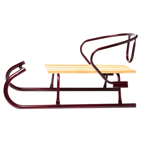 Kar buz pateni için Detskie kızak. Beyaz bir arka plan üzerinde