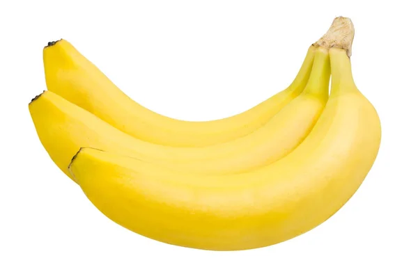 Bananen bos geïsoleerd op wit — Stockfoto