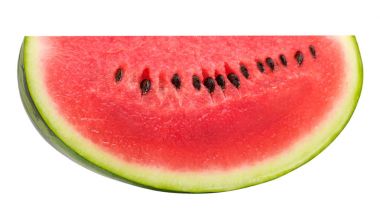 Dilim karpuz üzerinde izole