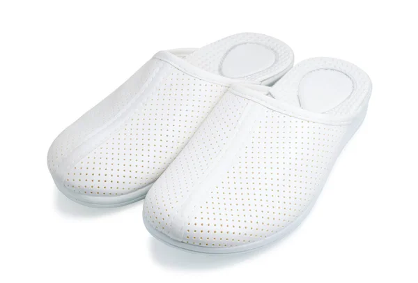 White medical shoes isolated on — Stock Photo, Image