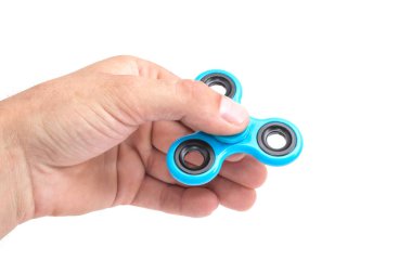 Çocuk büküm mavi eller