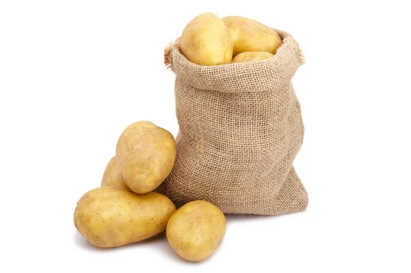 Patatas en saco aislado —  Fotos de Stock