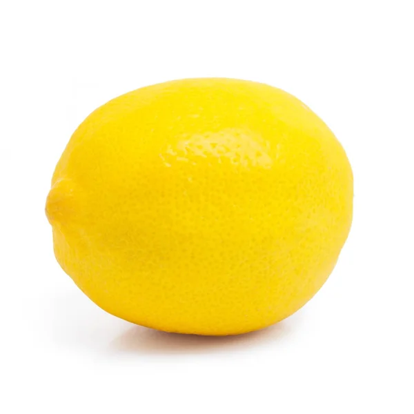 Limon beyaz arkaplanda izole. — Stok fotoğraf