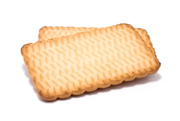 Beyaz izole kurabiye — Stok fotoğraf