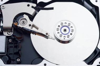 Bir açılan bilgisayar sabit disk