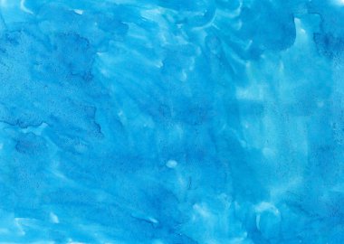 Mavi soyut aquarel suluboya arka plan