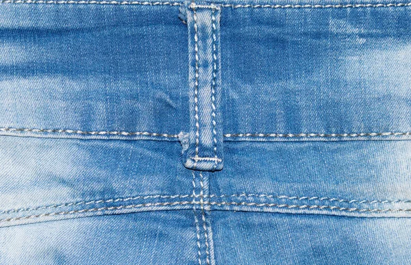 Blue jeans fabric textile — Stock Photo, Image