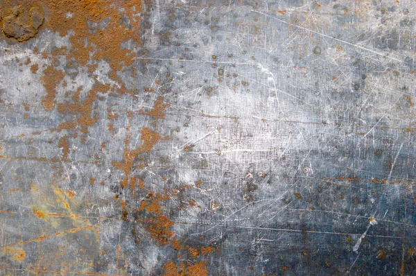 Pintura velha metal texturizado enferrujado — Fotografia de Stock