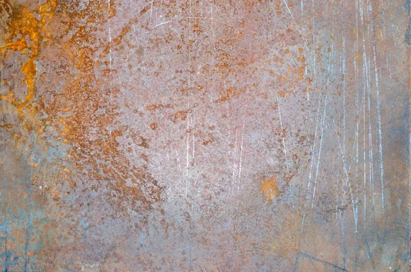 Pintura vieja oxidado metal texturizado —  Fotos de Stock