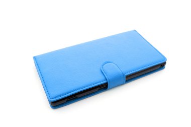 cep telefonu kapağı mavi. İzole