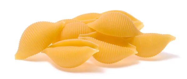 Okokt italiensk pasta isolerad på vit bakgrund — Stockfoto
