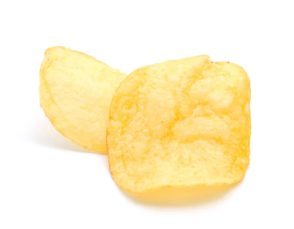 Batata frita isolada no fundo branco — Fotografia de Stock