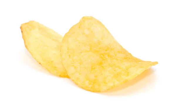 Batata frita isolada no fundo branco — Fotografia de Stock