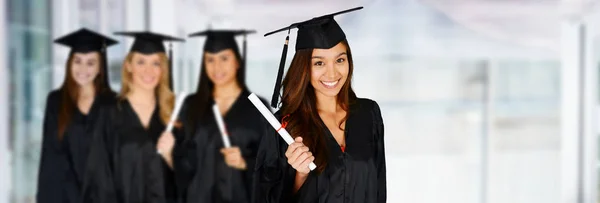 Eksamensskole for studenter – stockfoto