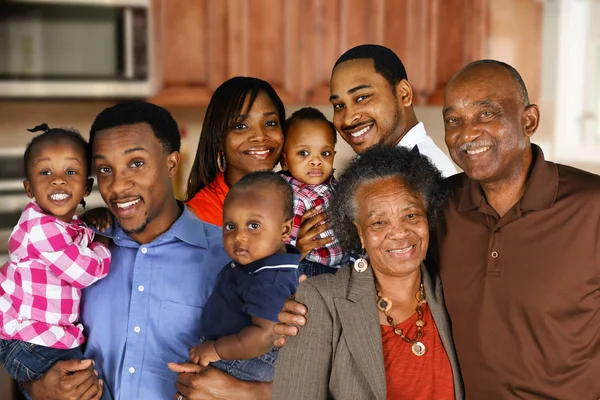 Família afro-americana — Fotografia de Stock