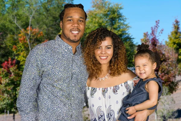 Gelukkig jong gezin — Stockfoto