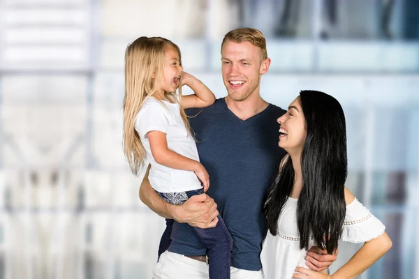 Mixed Race Family — Stock Photo, Image