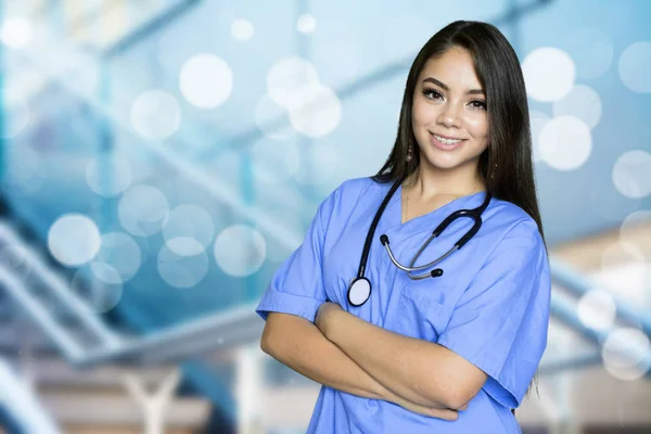 Krankenschwester im Krankenhaus — Stockfoto
