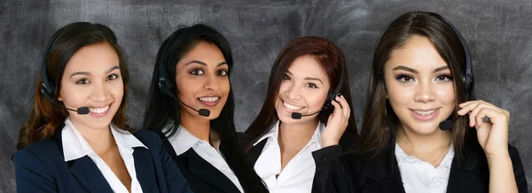 Customer Support Businesswoman — Stock Photo, Image