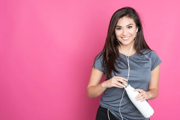 Hispanic Woman Working Out — Stock Photo, Image