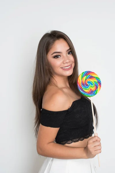 Chica adolescente feliz — Foto de Stock